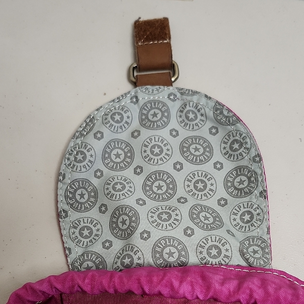 Kipling Y2K Drawstring Backpack Monkey Keychain - image 14